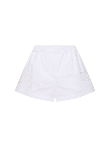 Short En Popeline Imprimée Baroque - VERSACE - Modalova