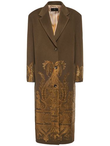 Manteau Long En Laine Et Cachemire - ETRO - Modalova