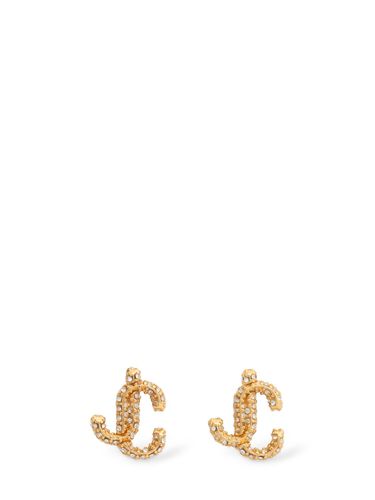 Clous D'oreilles En Cristaux Jc - JIMMY CHOO - Modalova