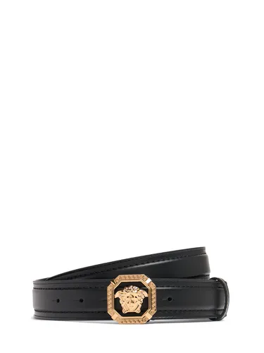 Ceinture En Cuir Medusa 35 Mm - VERSACE - Modalova