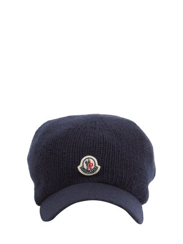 Casquette En Maille De Coton - MONCLER - Modalova