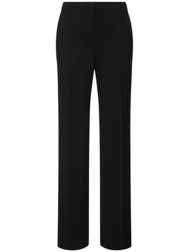 Pantalon Droit En Laine Stretch - ALBERTA FERRETTI - Modalova