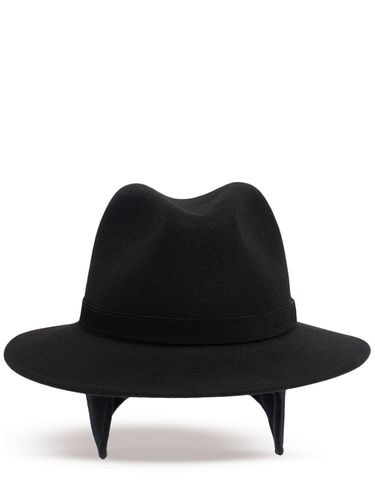 Chapeau En Feutre De Laine Dario 6,5 Cm - BORSALINO - Modalova