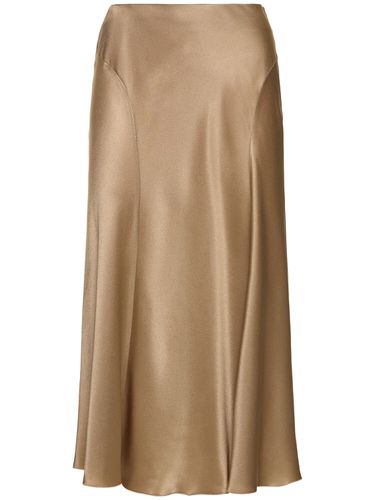 Jupe Midi En Satin - ALBERTA FERRETTI - Modalova