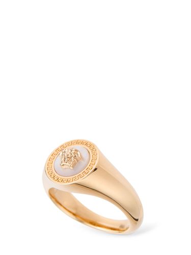 Bague En Nacre Medusa - VERSACE - Modalova