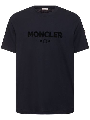 T-shirt En Coton Et Cachemire - MONCLER - Modalova