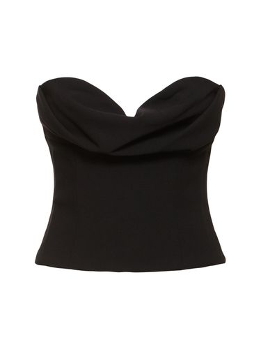 Haut Bustier En Laine Mélangée - MAGDA BUTRYM - Modalova