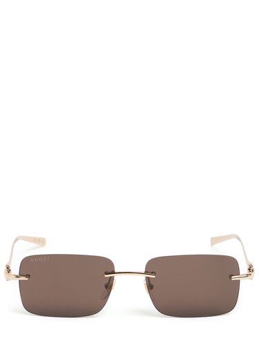 Lunettes De Soleil En Métal Gg1703s - GUCCI - Modalova