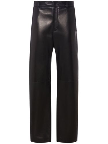 Pantalon En Cuir - BOTTEGA VENETA - Modalova