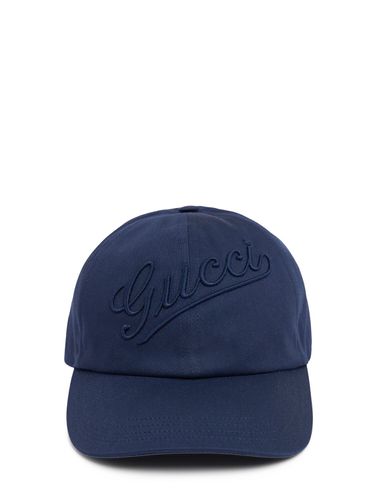 Casquette En Coton Gucci - GUCCI - Modalova