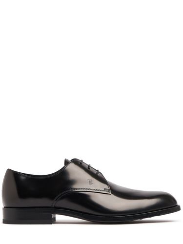 Chaussures Derby À Lacets En Cuir - TOD'S - Modalova