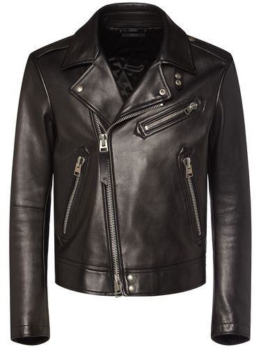 Veste De Motard Asymétrique En Cuir Nappa - TOM FORD - Modalova