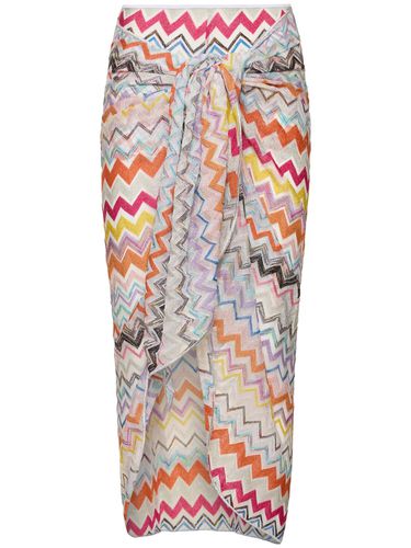 Sarong En Lurex À Chevrons Avec Nœud - MISSONI - Modalova