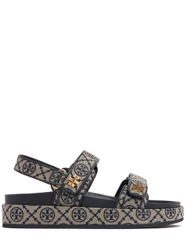 Sandales En Jacquard T Mono Kira Sport 35 Mm - TORY BURCH - Modalova