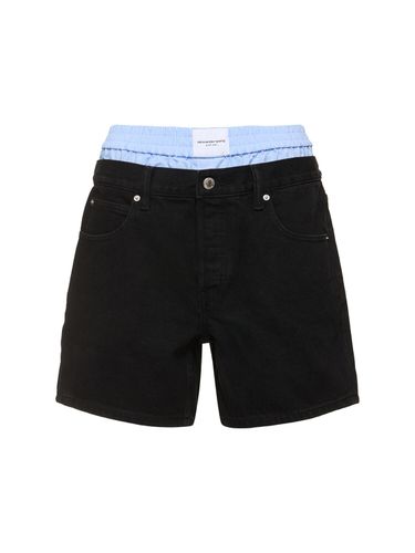 Short En Coton Avec Boxer - ALEXANDER WANG - Modalova