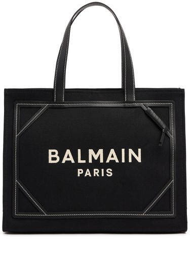 Sac Cabas En Toile À Monogramme B-army - BALMAIN - Modalova