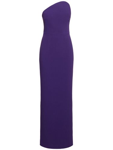 Robe Longue En Crêpe Tissée Sans Bretelles Eve - SOLACE LONDON - Modalova