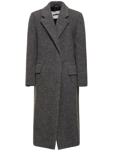 Manteau Long En Alpaga À Double Boutonnage - JIL SANDER - Modalova