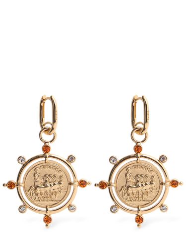 Boucles D’oreilles À Breloque Logo - RABANNE - Modalova