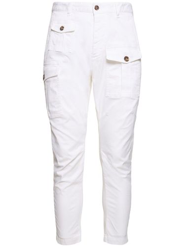 Pantalon Cargo En Coton Stretch Sexy - DSQUARED2 - Modalova