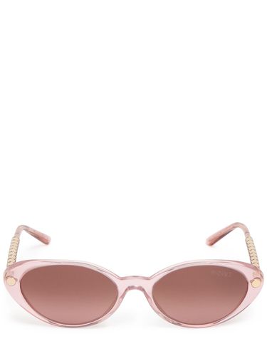 Lunettes De Soleil Rondes En Acétate - VERSACE - Modalova