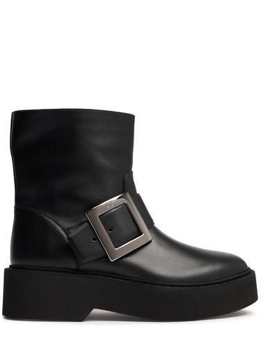 Bottines En Cuir Viv Rangers 30 Mm - ROGER VIVIER - Modalova