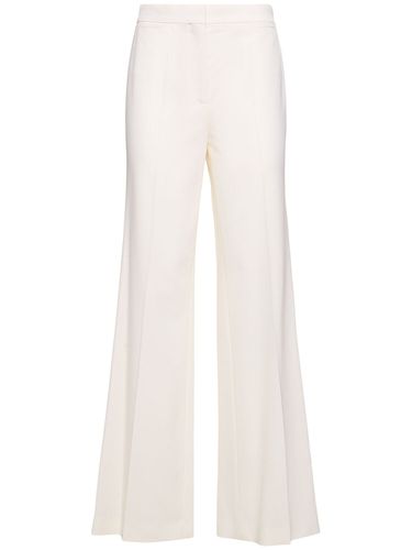 Pantalon Évasé En Laine Mélangée - STELLA MCCARTNEY - Modalova