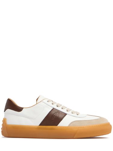 Sneakers Basses En Cuir Et Daim - TOD'S - Modalova