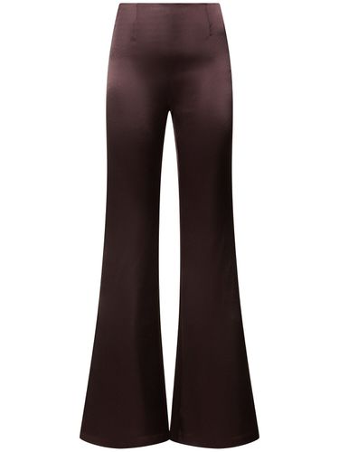 Pantalon Évasé En Satin Atruvia - GALVAN - Modalova