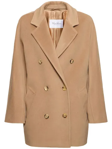 Manteau Court En Laine Et Cachemire Rebus - MAX MARA - Modalova