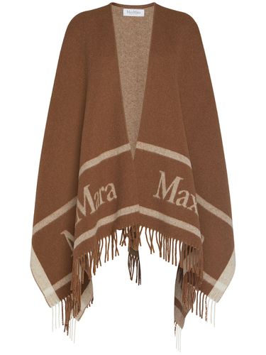 Poncho En Laine À Franges Hilde - MAX MARA - Modalova