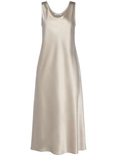 Robe Midi En Satin De Soie Banjo - MAX MARA - Modalova