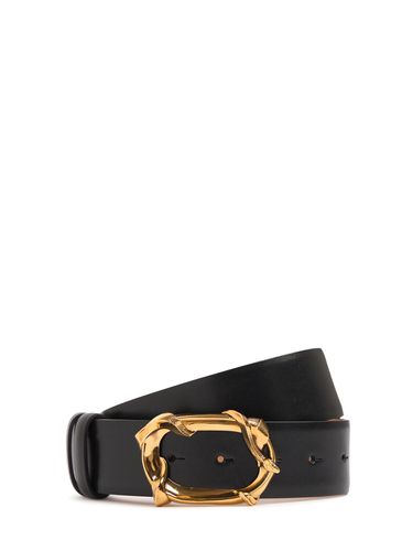 Ceinture En Cuir The Snake - ALEXANDER MCQUEEN - Modalova