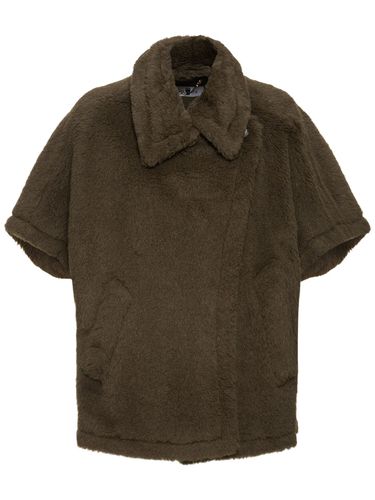 Cape En Teddy De Laine Mélangée Et Alpaga Tebe1 - MAX MARA - Modalova