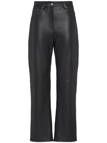 Pantalon Droit En Cuir Velo - SPORTMAX - Modalova