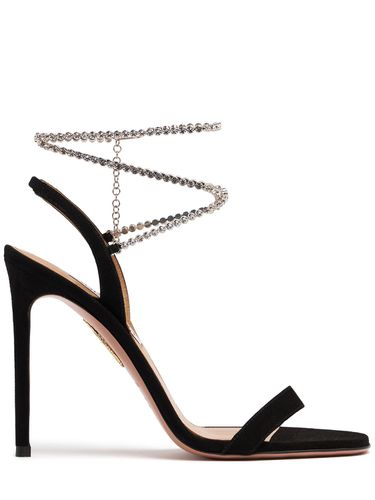 Sandales En Daim Careless Whisper 105 Mm - AQUAZZURA - Modalova