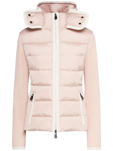 Veste Zippée En Nylon Mélangé Rembourré - MONCLER GRENOBLE - Modalova