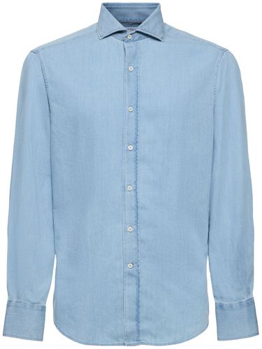 Chemise En Denim Léger - BRUNELLO CUCINELLI - Modalova