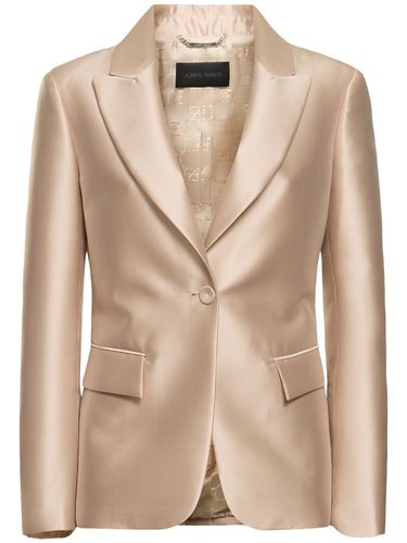 Blazer En Soie Mikado À Boutonnage Simple - ALBERTA FERRETTI - Modalova