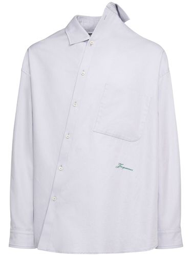 Chemise Asymétrique En Coton La Chemise Cuadro - JACQUEMUS - Modalova