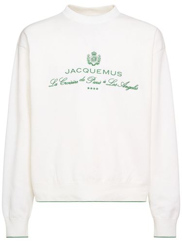 T-shirt En Coton Mélangé La Maille Venice - JACQUEMUS - Modalova