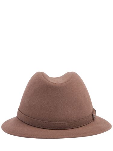 Chapeau En Feutre De Laine Pocket 4,5 Cm - BORSALINO - Modalova