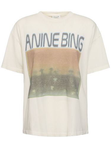 T-shirt En Jersey De Coton Cade - ANINE BING - Modalova