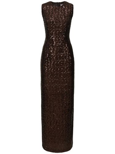 Robe En Matière Technique Stretch Et Sequins - MICHAEL KORS COLLECTION - Modalova