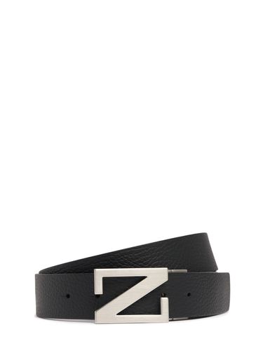 Ceinture Réversible En Cuir Z 35 Mm - ZEGNA - Modalova