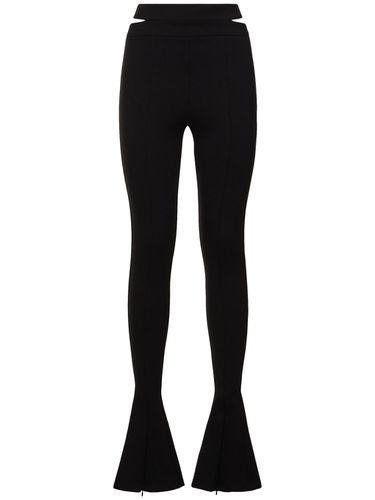 Pantalon Ajouré En Viscose Stretch - ANDREADAMO - Modalova