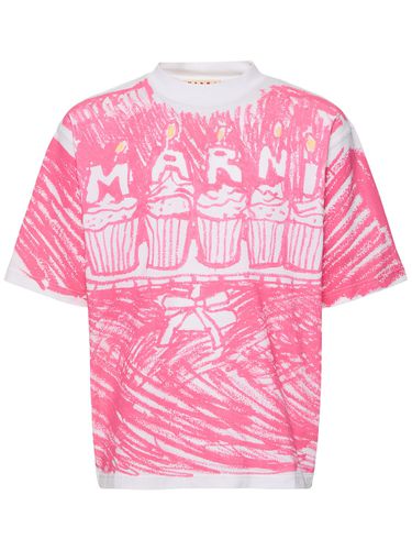 T-shirt En Jersey Pink Cake - MARNI - Modalova