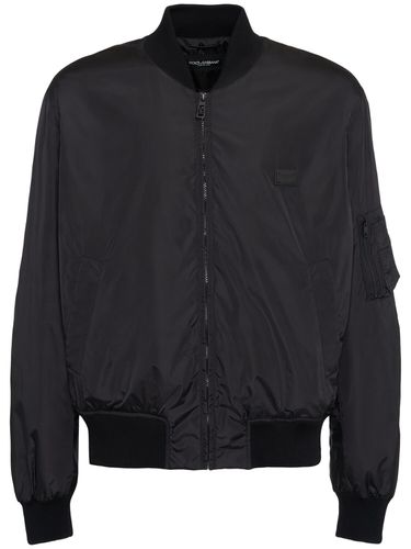 Veste Bomber En Nylon - DOLCE & GABBANA - Modalova