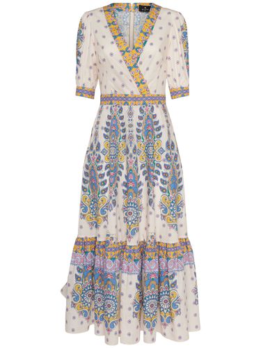 Robe Midi En Coton Imprimé - ETRO - Modalova