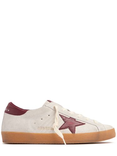 Sneakers En Daim Super-star 20 Mm - GOLDEN GOOSE - Modalova